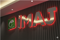 imaj reklam logo kayseri krom harf kırmızı ışık