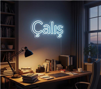 motive edici çalış yazılı kayseri neon tabela üretimi