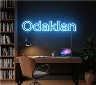 odaklan yazılı kayseri neon tabela imaları