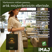 Luna Piena Mobilya için yapılan Kayseri karton çantanın yapay zeka reklam yüzü
