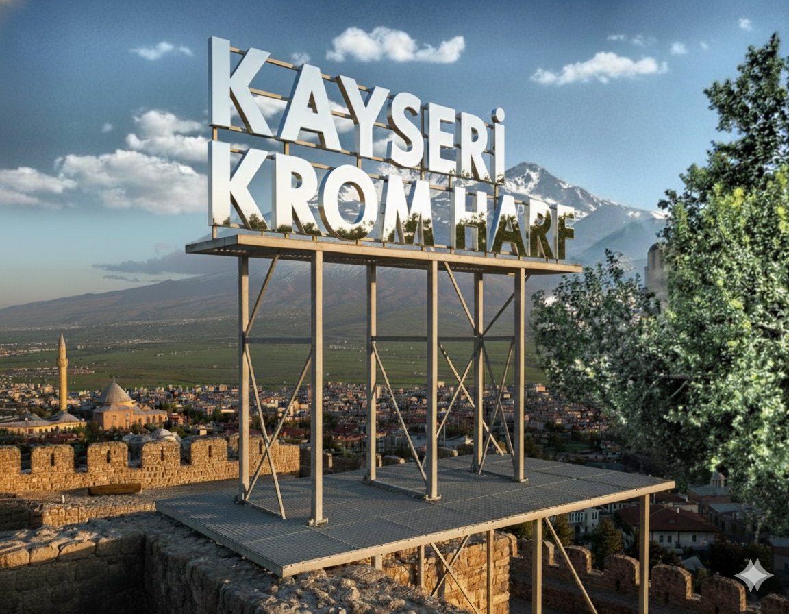 gümüş krom kutu harf imalatı kayseri