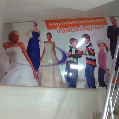 İç Mekan Branda Germe Tabelalar
