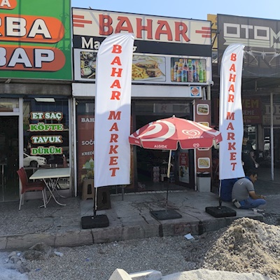 100x400cm Yelken Bayrak Kayseri