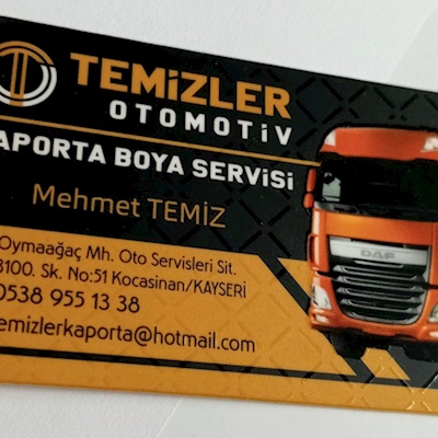 Kayseri Kartvizit Baskı Fiyatları ve Modelleri